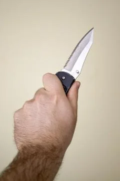 Criminal with a Knife Stock Photos