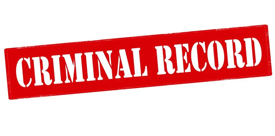 Criminal record Stock Illustration