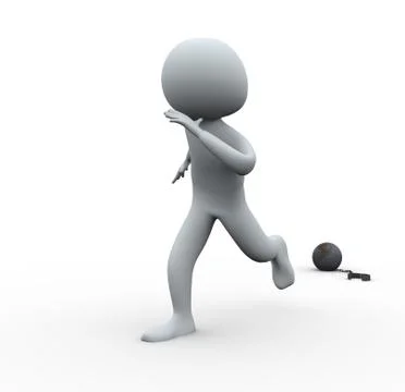 Criminal scape Stock Illustration