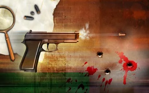 Criminality Stock Illustration