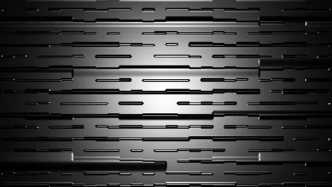 Crimped Bars in Metallic Surface Stock Footage 139740698