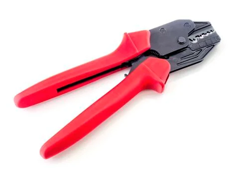 Crimping tool isolated on white background Stock Photos