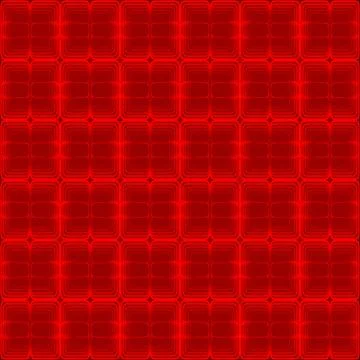 Crimson abstract background composed of squares, optical art wallpaper Stock Illustration