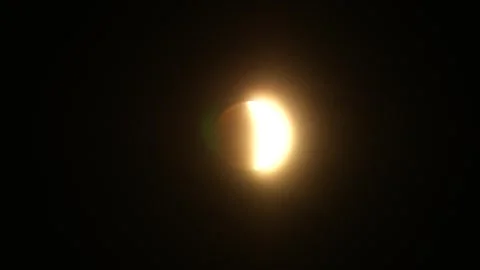 Crimson Blood Moon Lunar Eclipse - Cinematic Night Sky Stock Footage 328536653