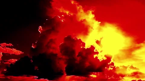 Crimson clouds 動画素材 140183628