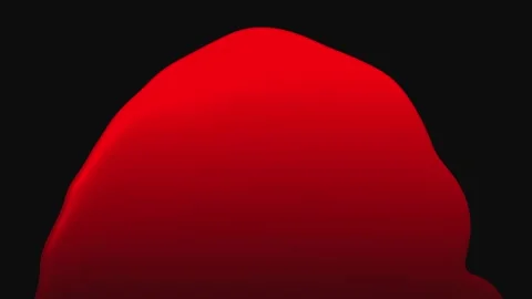 Crimson Liquid Drops Expanding with Subtle Glow in Dark Environment Cinemat.. Stock Footage 341656922