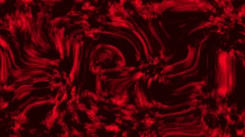 Crimson Liquid Movement with Central Black Copy Space during Dramatic Abstr.. Video stock 343482451
