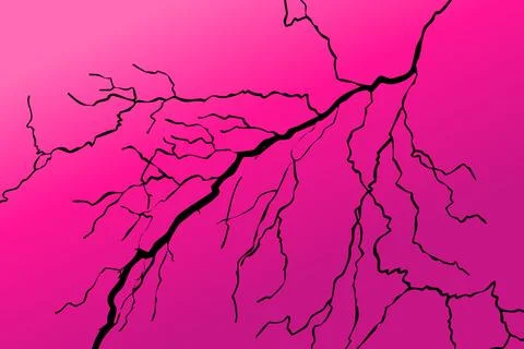 Crimson Mist Gradient with Lightning Effect Stock Illustration