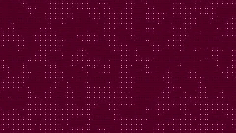 Crimson red background with small white dots creating a soft gradient Stock Footage 291646831