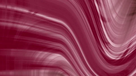 Crimson red lines curve gently creating abstract flowing design. Stock Footage 300847841