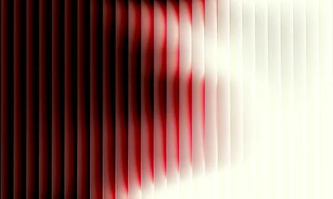 Crimson vertical background. Soft red bands with cinematic lighting produce warm Illustrazione stock