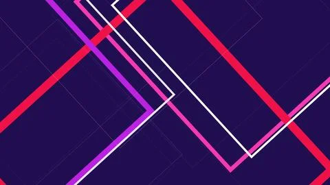 Crimson, violet, and white angular paths create a dramatic layered composit.. 스톡 일러스트