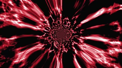 Crimson Vortex: A Digital Abstract of a Red Energy Tunnel Vidéo 311094694