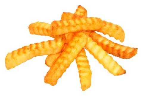 Crinkle Cut Chips Stock Photos