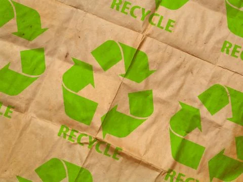 Crinkled papyrus Stock Photos
