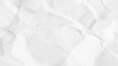 Crinkled white Paper texture stop motion, crumpled paper texture background Stock Footage 332142338