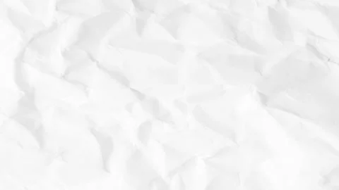 Crinkled white Paper texture stop motion, crumpled paper texture background Stock Footage 332142346