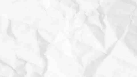 Crinkled white Paper texture stop motion, crumpled paper texture background Stock Footage 332142364