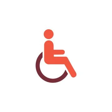 Cripple Icon Vector Stock Illustration