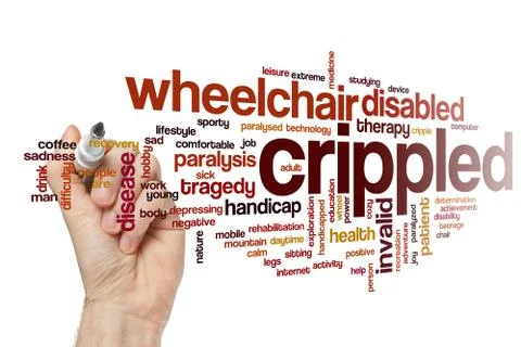 Crippled Stock Illustration