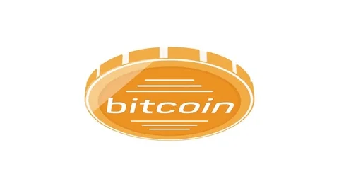 Cripto currency Bitcoin coin Vídeos de archivo 76748468