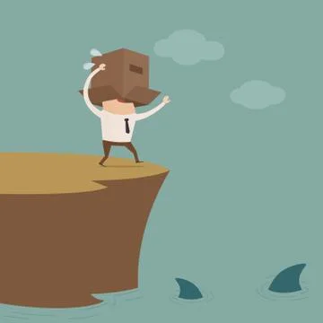 Crisis in business , eps10 vector format Stock-Illustration