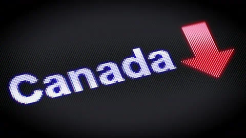 Crisis in Canada. Video stock 225567546
