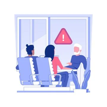 Crisis communications isolated concept vector illustration. Stock Illustration