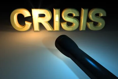 Crisis concept Stock Illustration