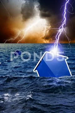 Crisis concept Stock Illustration