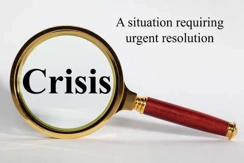 Crisis concept Stock Illustration