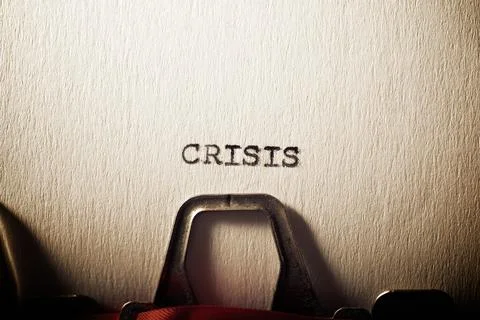 Crisis concept view Stock Photos