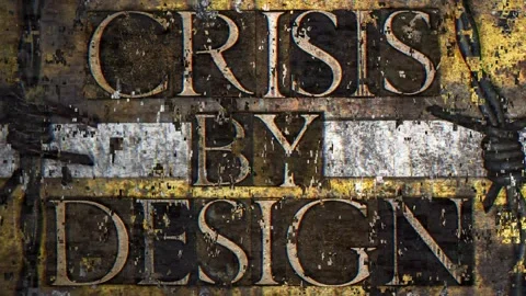 Crisis by Design digital distortion animation Stock Footage 246707957