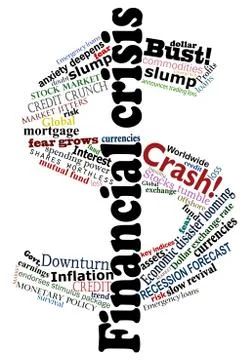 Crisis dollar Stock-Illustration