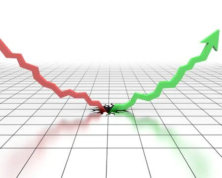 Crisis end Stock Illustration