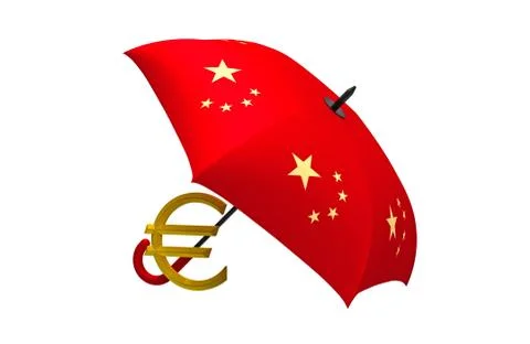 Crisis in the Eurozone Stock Illustration