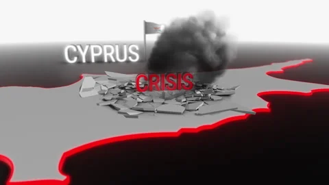 Crisis hits Cyprus Stock Footage 267061345