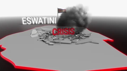 Crisis hits Eswatini Stock Footage 269359653