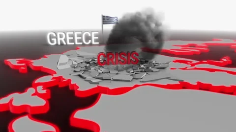 Crisis hits Greece Stock Footage 269312865