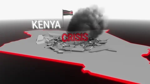 Crisis hits Kenya Stock Footage 272952203
