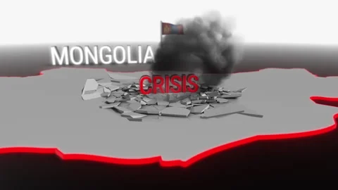 Crisis hits Mongolia Stock Footage 277087959
