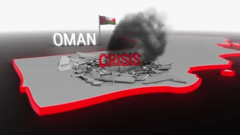 Crisis hits Oman Stock Footage 278201956