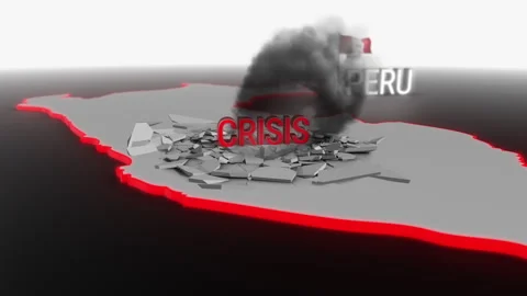 Crisis hits Peru Stock Footage 283291595