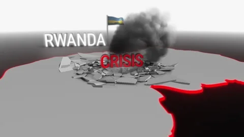 Crisis hits Rwanda Stock Footage 283251462