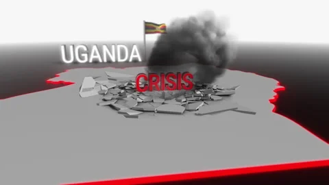 Crisis hits Uganda Stock Footage 288045625