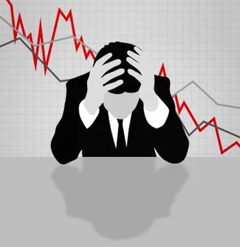 The crisis Stock Illustration