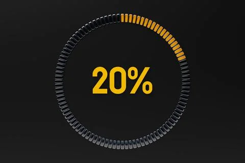The crisis level measuring device icon. . Infographic gauge element, 3d illus Stock Illustration