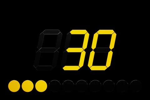 The crisis level measuring device icon. . Infographic gauge element, 3d illus Illustrazione stock