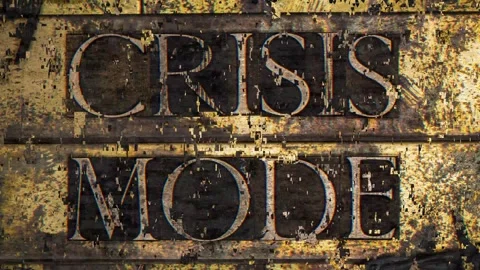 Crisis Mode digital distortion animation Stock Footage 246707959