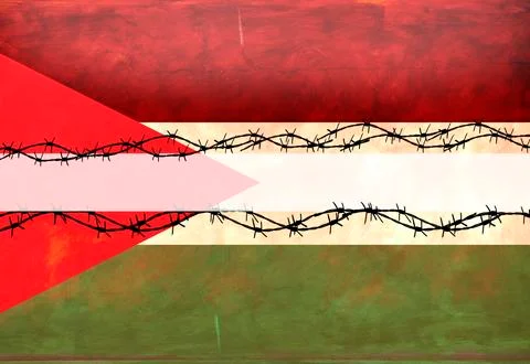Crisis in palestine Stock Illustration